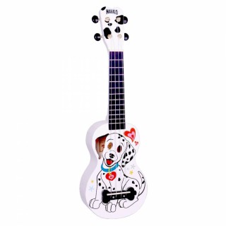 Mahalo Soprano Ukulele (Dalmatian White) Mahalo Soprano Ukulele (Dalmatian White)