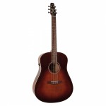 Seagull S6 Original QIT Elektro Akustik Gitar (Burnt Umber)