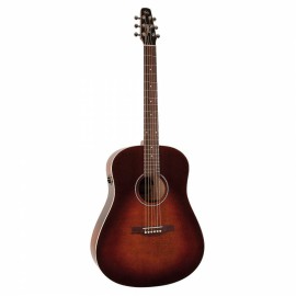 Seagull S6 Original QIT Elektro Akustik Gitar (Burnt Umber)