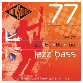 Rotosound SM77 Jazz 4 Telli Bas Gitar Teli (40-100) Rotosound SM77 Jazz 4 Telli Bas Gitar Teli (40-100)
