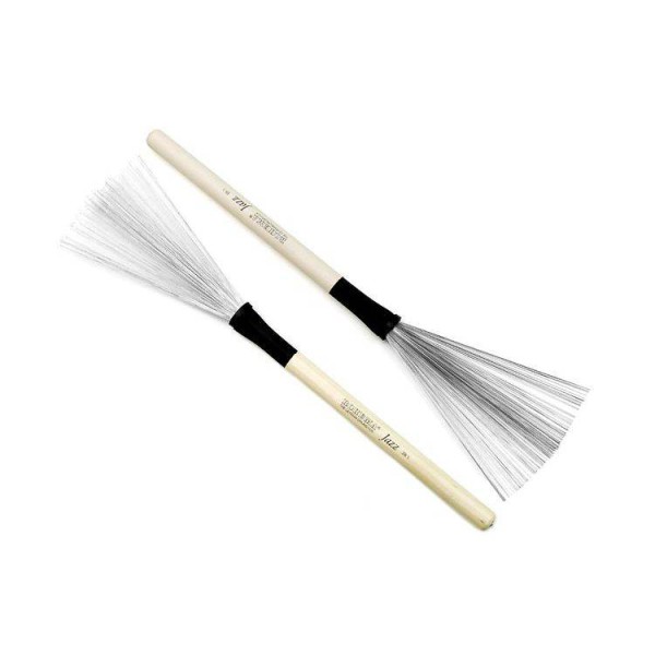 Rohema Jazz JB1 Ahşap Saplı Metal Fırça Baget