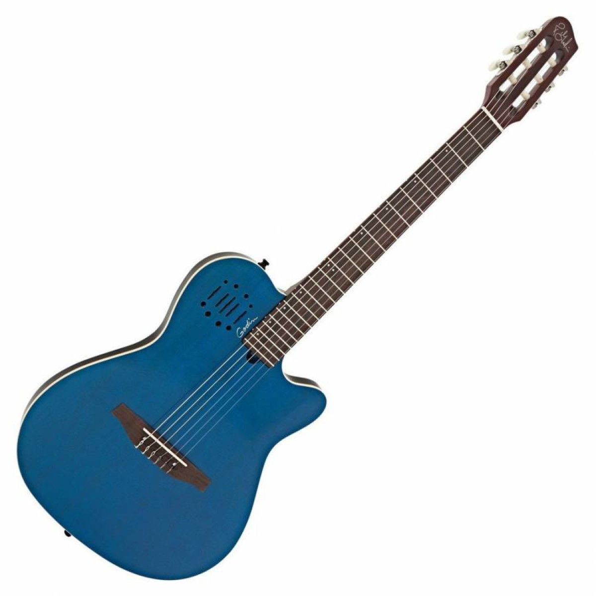 Godin Multiac Encore Elektro Klasik Gitar (Trans Blue)