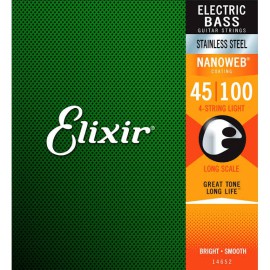 Elixir 14652 Nanoweb 4 Telli Bas Gitar Teli (45-100) Elixir 14652 Nanoweb 4 Telli Bas Gitar Teli (45-100)