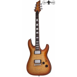 ​​​​​​Schecter C-1 Custom Elektro Gitar (Natural Vintage Burst)