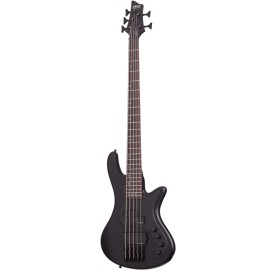 Schecter Stiletto Stealth-5 Bas Gitar (Satin Black)