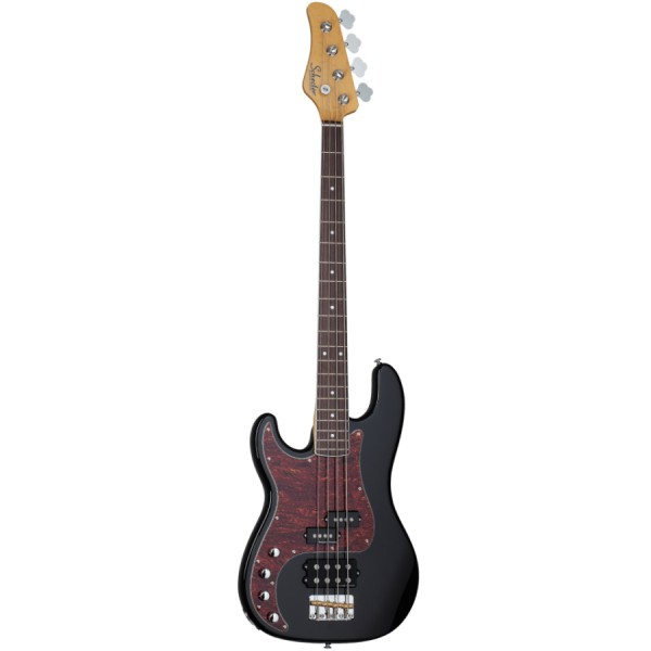 Schecter Diamond-P Plus LH Solak Bas Gitar (Gloss Black)