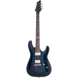 Schecter C-1 Classic Elektro Gitar (See-Thru Blu)
