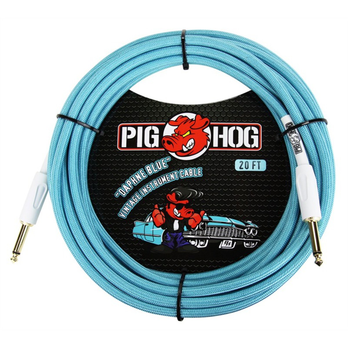Pig Hog PCH20DB Enstrüman Kablosu (6 m) Pig Hog PCH20DB Enstrüman Kablosu (6 m)