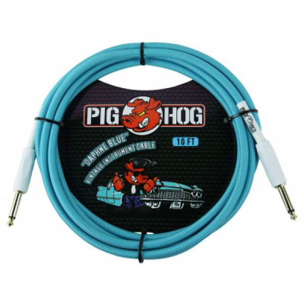 Pig Hog PCH10DB Daphne Blue Enstürman Kablosu (3 m)