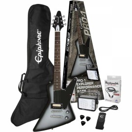 Epiphone Pro-1 Explorer Elektro Gitar Seti (Silver Burst)
