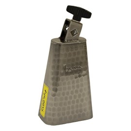 Tycoon 6'' Hand-Hammered Brushed-Chrome Cowbell Tycoon 6'' Hand-Hammered Brushed-Chrome Cowbell
