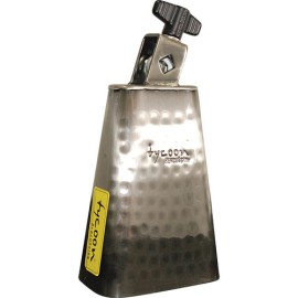 Tycoon 5½'' Hand-Hammered Brushed-Chrome Cowbell Tycoon 5½'' Hand-Hammered Brushed-Chrome Cowbell