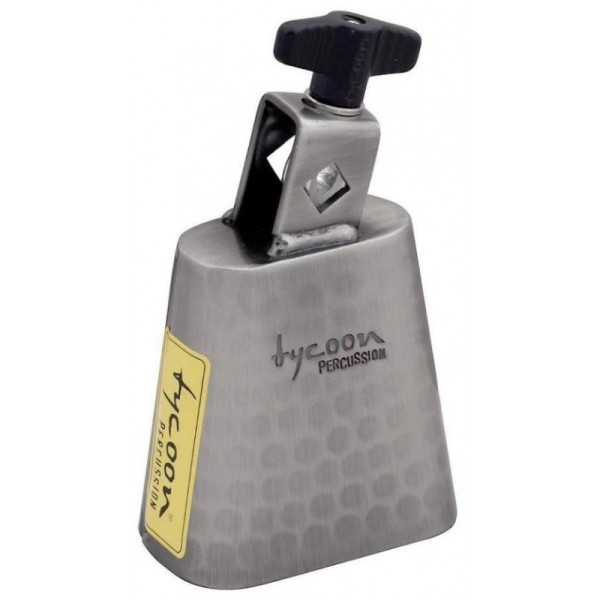 Tycoon 4½'' Hand-Hammered Brushed-Chrome Cowbell