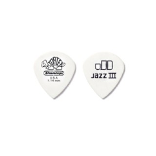 Jim Dunlop Tortex White Jazz III 12li Pena Seti (1.14mm) Jim Dunlop Tortex White Jazz III 12li Pena Seti (1.14mm)