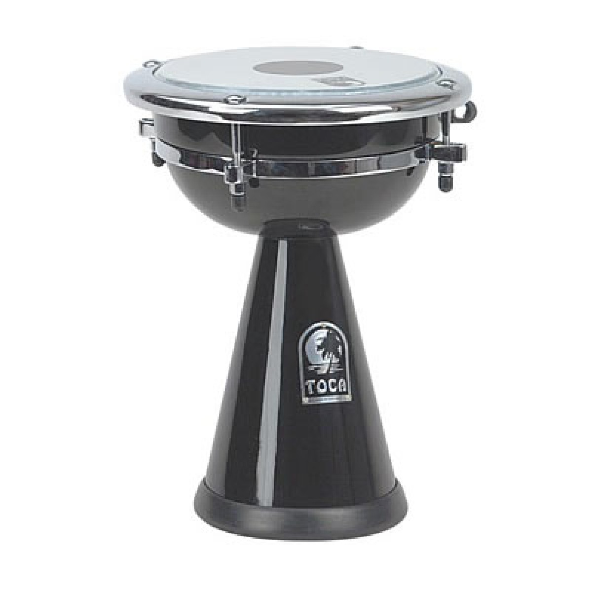 Toca Small Fiberglass Doumbek with Plastic Head, Black