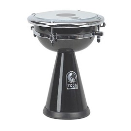 Toca Small Fiberglass Doumbek with Plastic Head, Black Toca Small Fiberglass Doumbek with Plastic Head, Black