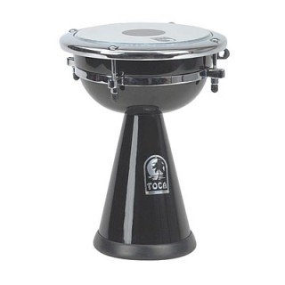 Toca Small Fiberglass Doumbek with Plastic Head, Black