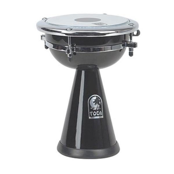 Toca Small Fiberglass Doumbek with Plastic Head, Black