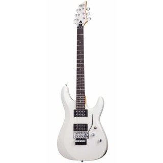 Schecter C-6 FR Deluxe Elektro Gitar (Satin White)