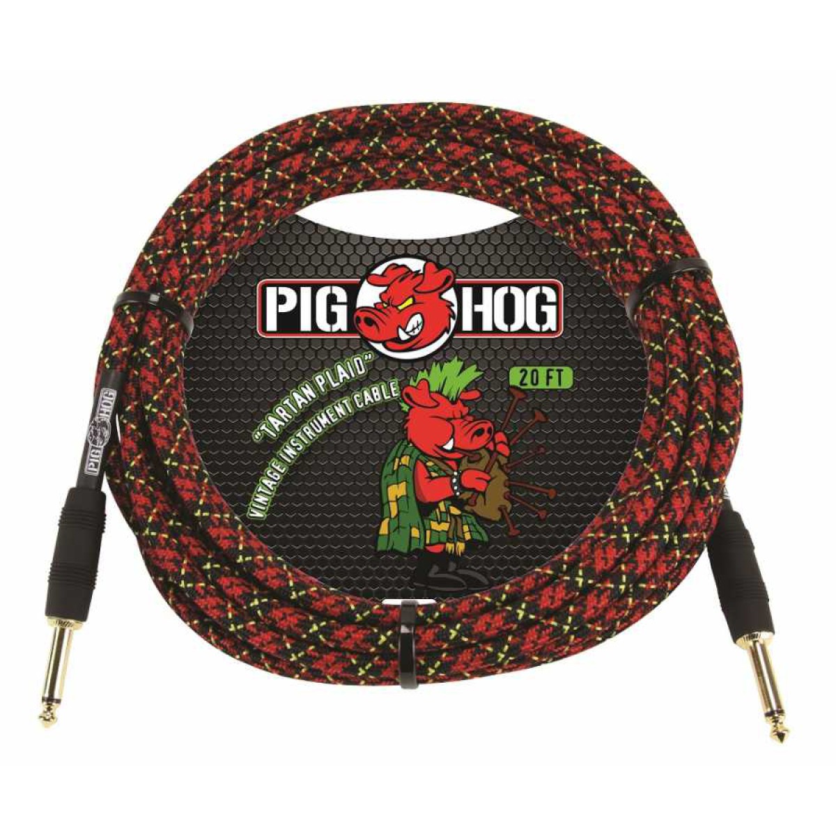 Pig Hog PCH20PL Enstrüman Kablosu (6 m) Pig Hog PCH20PL Enstrüman Kablosu (6 m)