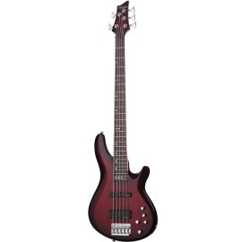 Schecter C-5 Deluxe Bas Gitar (Crimson Red Burst) Schecter C-5 Deluxe Bas Gitar (Crimson Red Burst)