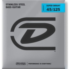 Jim Dunlop DBSBS45125 Super Bright Stainless Steel 5 Telli Bas Gitar Teli (45-125) Jim Dunlop DBSBS45125 Super Bright Stainless Steel 5 Telli Bas Gitar Teli (45-125)