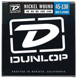 Jim Dunlop DBN45130 Medium 5 Telli Bas Gitar Tel Seti (45-130) Jim Dunlop DBN45130 Medium 5 Telli Bas Gitar Tel Seti (45-130)