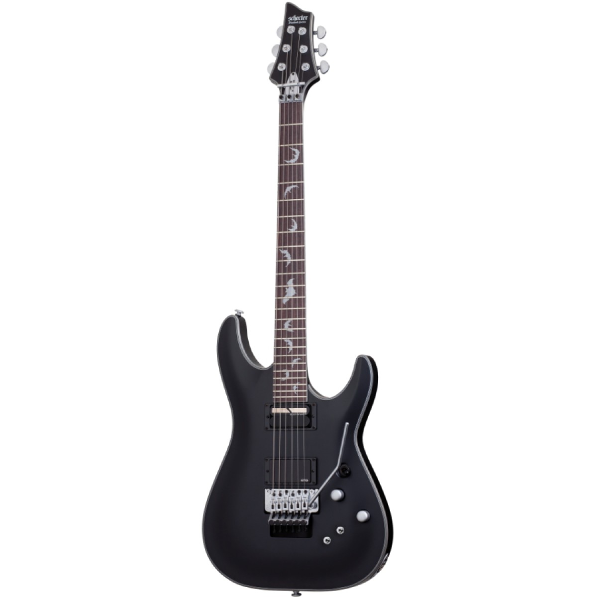 Schecter Damien Platinum 6 FR Elektro Gitar (Satin Black)