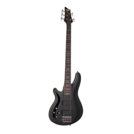 Schecter Omen-5 LH Solak Bas Gitar (Gloss Black)