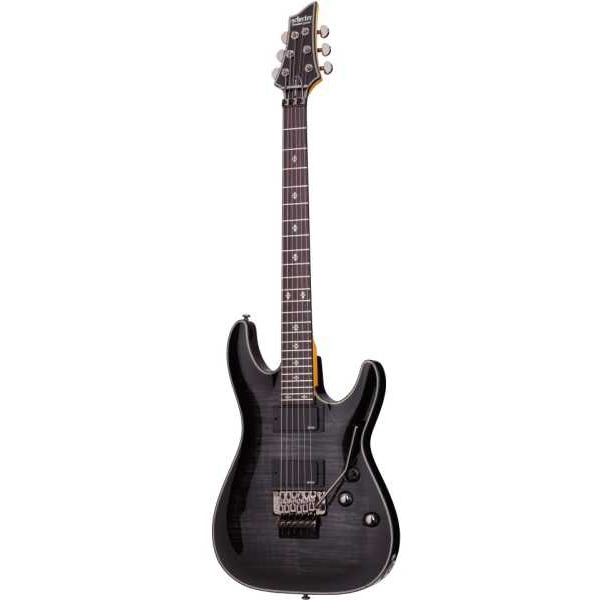 Schecter Damien Elite 6 FR Elektro Gitar (Trans Black Burst)