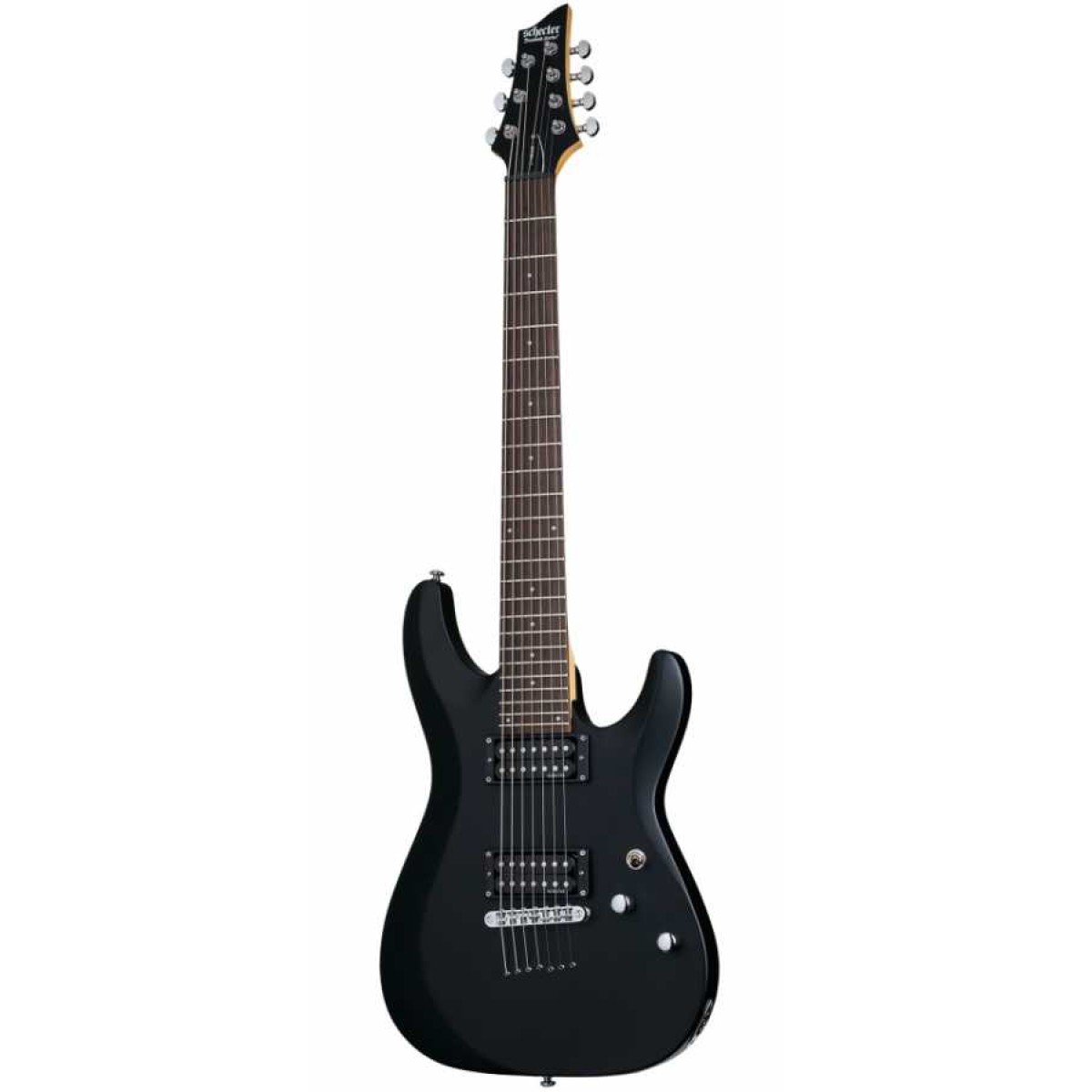 Schecter C-7 Deluxe Elektro Gitar (Satin Black)