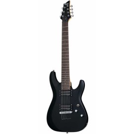 Schecter C-7 Deluxe Elektro Gitar (Satin Black) Schecter C-7 Deluxe Elektro Gitar (Satin Black)