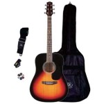 SX SA1 SK VS Dreadnought Akustik Gitar Seti SX SA1 SK VS Dreadnought Akustik Gitar Seti