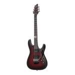 Schecter Blackjack SLS C-1 FR P Hell's Gate Elektro Gitar (Crimson Red Burst)