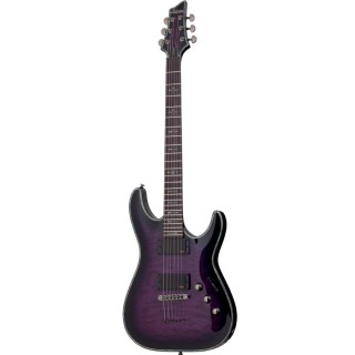 Schecter Hellraiser C-1 Elektro Gitar (Trans Purple Burst)