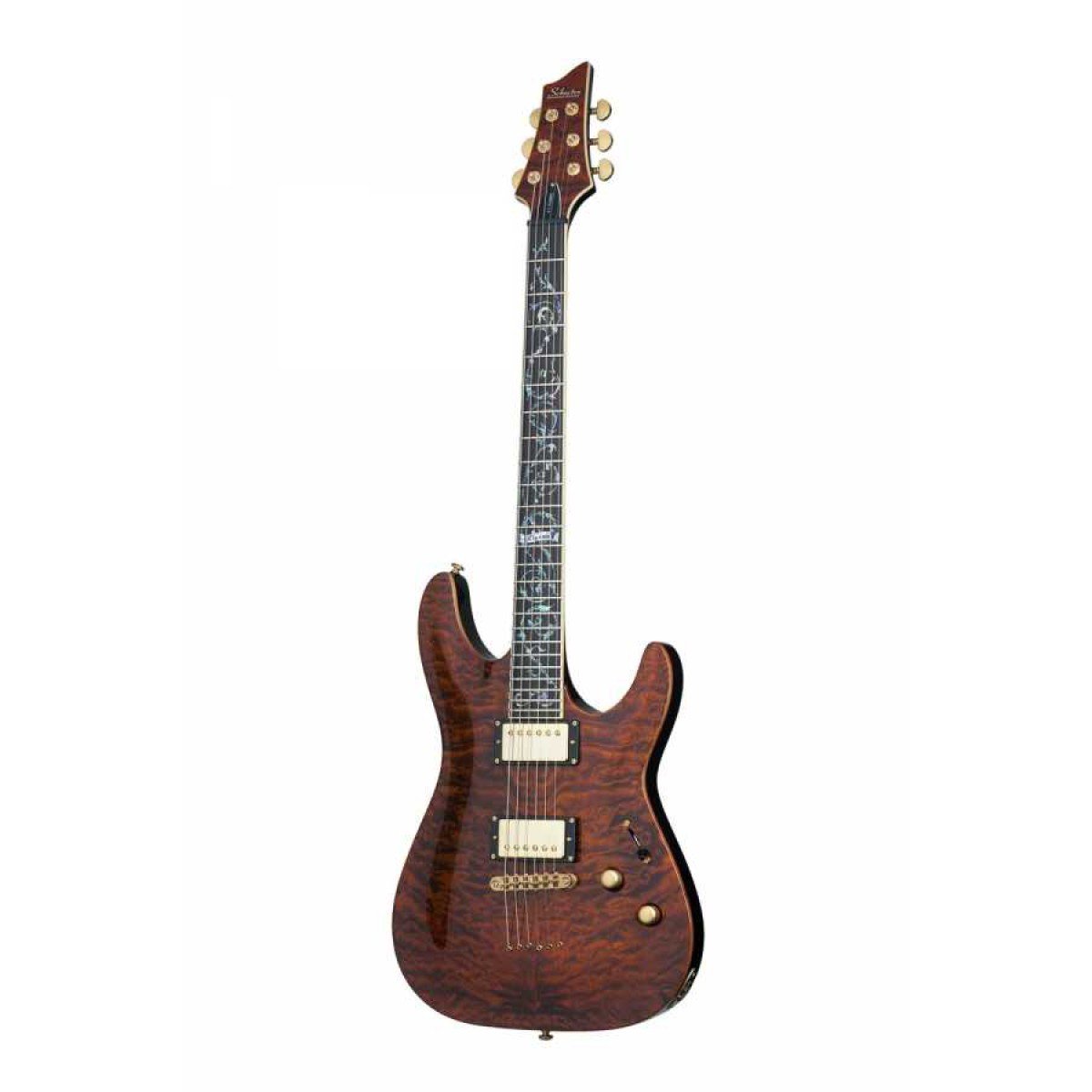 Schecter Classic Amber C-1 Elektro Gitar (Antique)