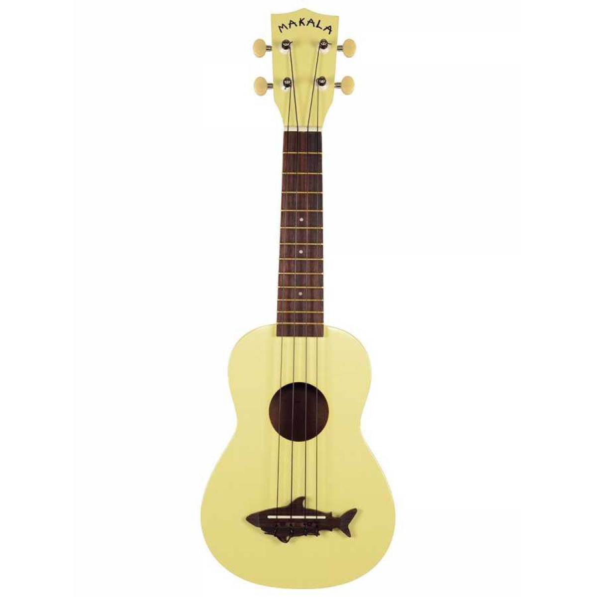 Kala Makala Shark Soprano Ukulele (Sarı) Kala Makala Shark Soprano Ukulele (Sarı)