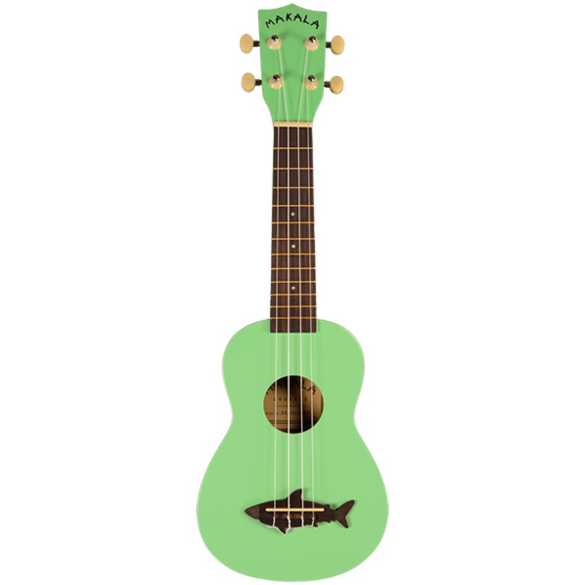 Kala Makala Shark Soprano Ukulele (Yeşil) Kala Makala Shark Soprano Ukulele (Yeşil)