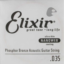 Elixir 14135 Nanoweb Phosphor Bronze Tek Akustik Gitar Teli (35) Elixir 14135 Nanoweb Phosphor Bronze Tek Akustik Gitar Teli (35)