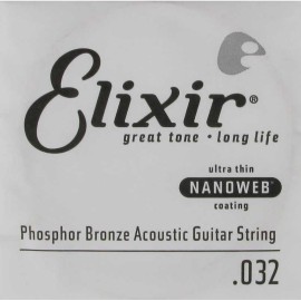 Elixir 14132 Nanoweb Phosphor Bronze Tek Akustik Gitar Teli (32) Elixir 14132 Nanoweb Phosphor Bronze Tek Akustik Gitar Teli (32)