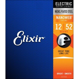 Elixir 12152 Nanoweb Heavy Elektro Gitar Teli (12-52) Elixir 12152 Nanoweb Heavy Elektro Gitar Teli (12-52)