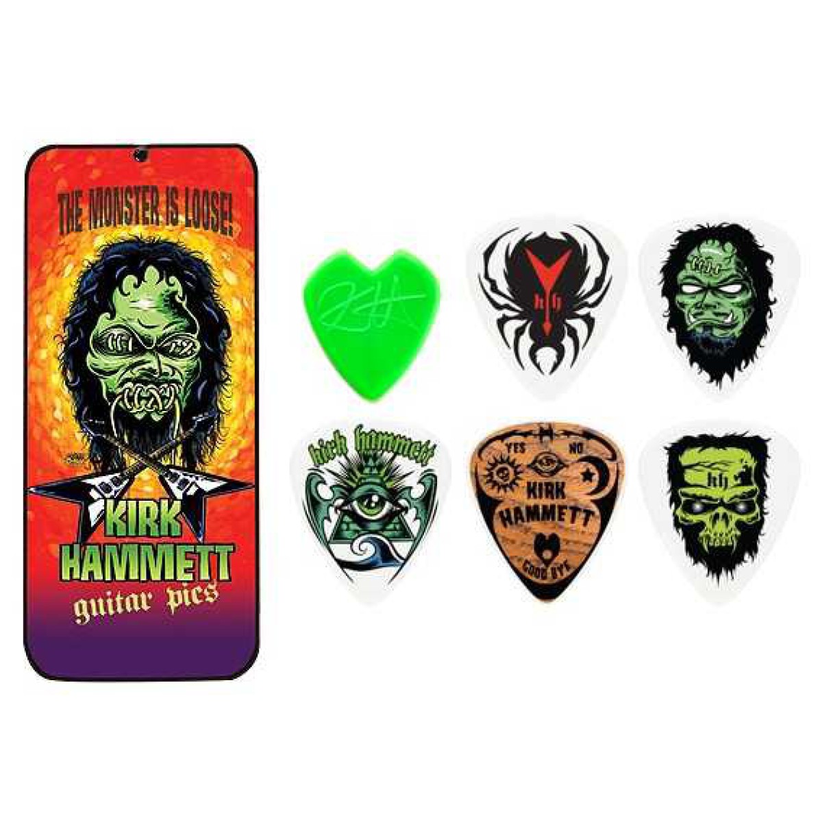 Jim Dunlop Kirk Hammett Signature 6lı Pena Seti (0.88mm) Jim Dunlop Kirk Hammett Signature 6lı Pena Seti (0.88mm)