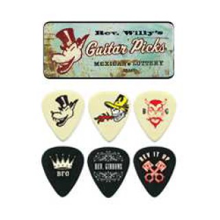 Jim Dunlop Rev Willy Assorted 6lı Pena Seti (Medium) Jim Dunlop Rev Willy Assorted 6lı Pena Seti (Medium)