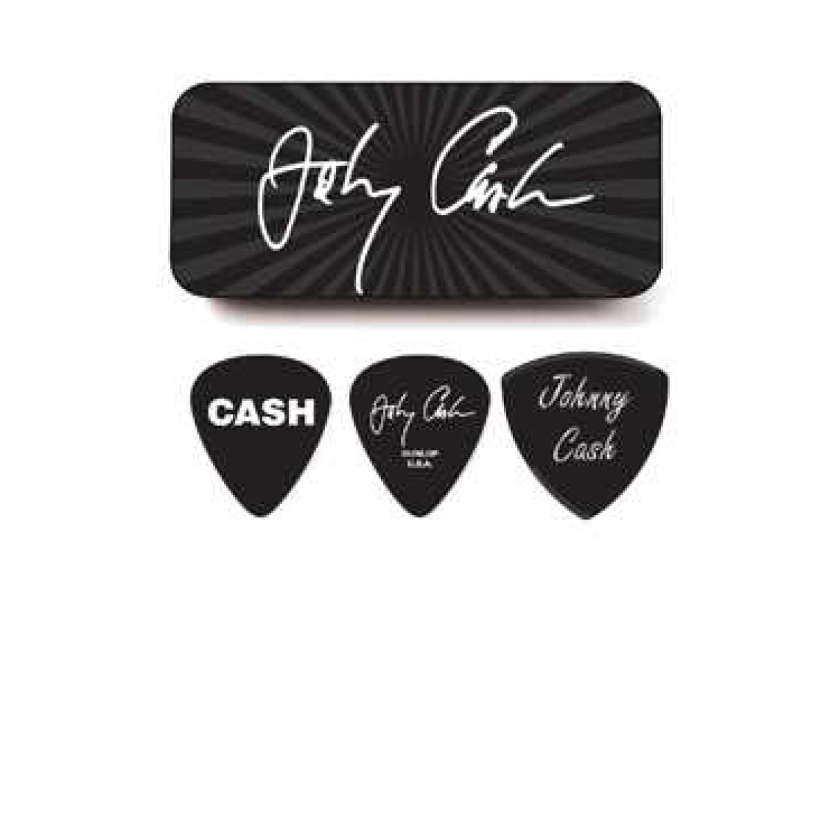 Jim Dunlop Johnny Cash Signature 6lı Pena Seti (Medium) Jim Dunlop Johnny Cash Signature 6lı Pena Seti (Medium)