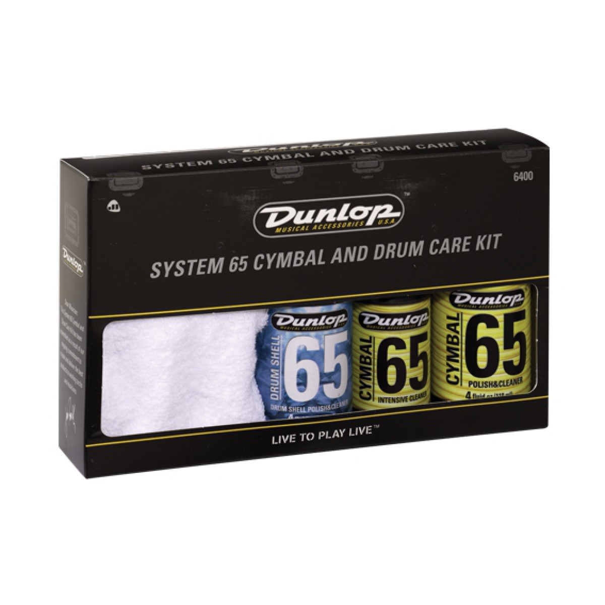 Jim Dunlop 6400 Zil Ve Davul Temizleme Seti Jim Dunlop 6400 Zil Ve Davul Temizleme Seti