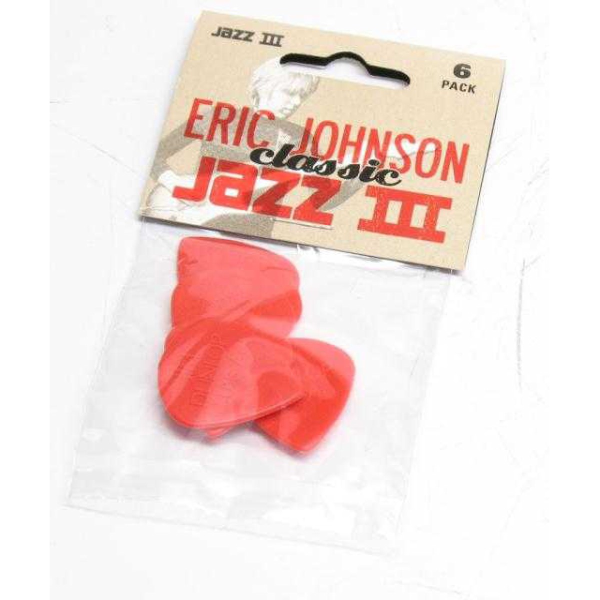 Jim Dunlop Eric Johnson Classic Jazz III 6lı Pena Seti (1.38mm) Jim Dunlop Eric Johnson Classic Jazz III 6lı Pena Seti (1.38mm)