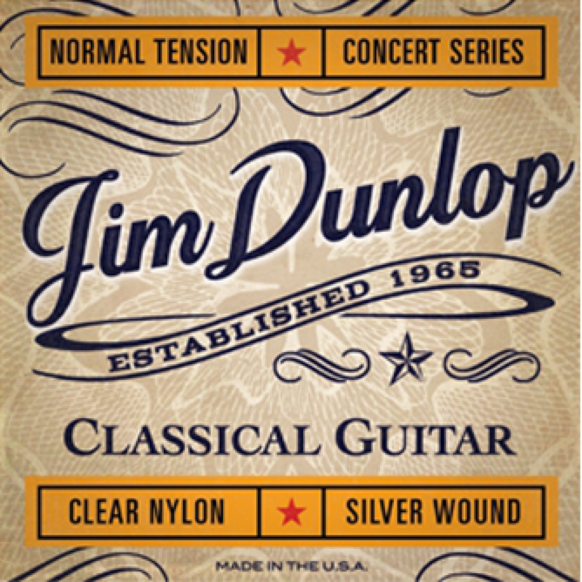 Jim Dunlop DCV120 Concert Seri Normal Tension Klasik Gitar Teli