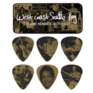 Jim Dunlop Jimi Hendrix West Coast 6lı Pena Seti (Heavy) Jim Dunlop Jimi Hendrix West Coast 6lı Pena Seti (Heavy)