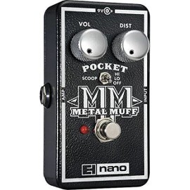Electro Harmonix Pocket Metal Muff Distortion Pedalı Electro Harmonix Pocket Metal Muff Distortion Pedalı