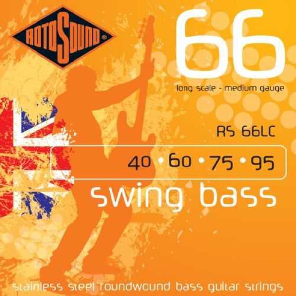 Rotosound RS66LC Swing 4 Telli Bas Gitar Teli (40-95)